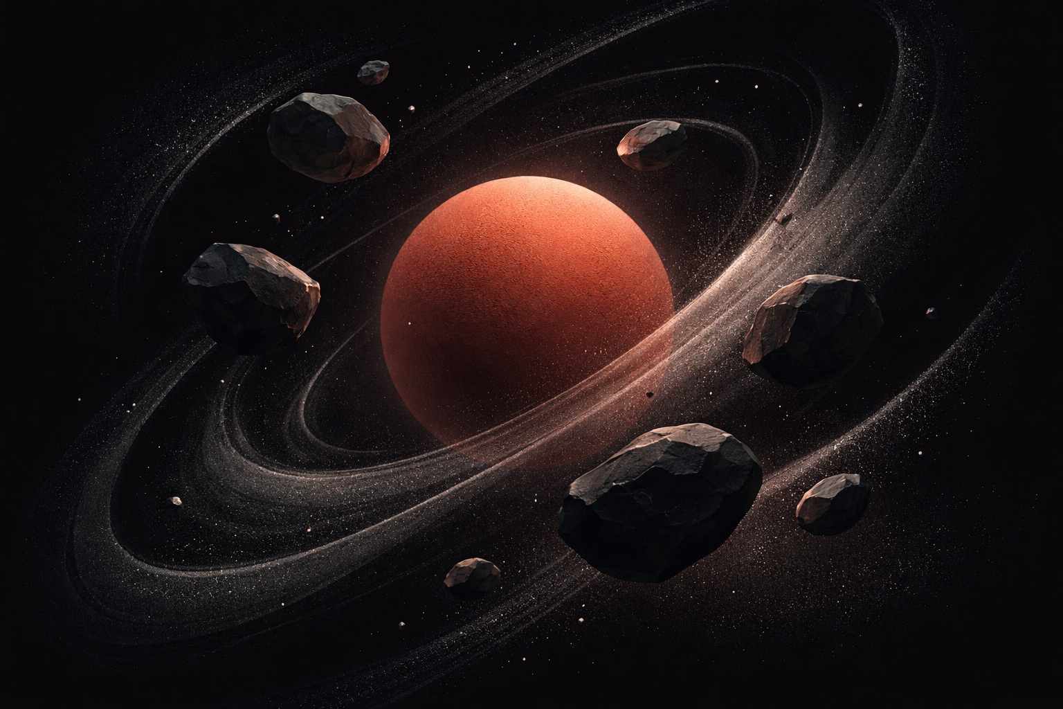 Asteroidy by mohly zásobovat budoucí základny na Marsu