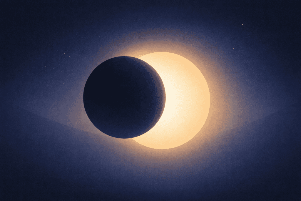 Ilustrační obrázek k článku Češi sledovali výrazné částečné zatmění Slunce