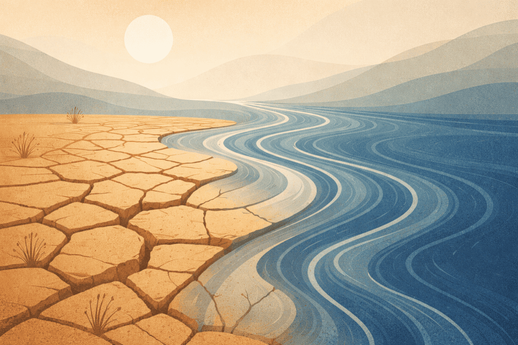 Ilustrační obrázek k článku Hydrolog Pecha upozornil na prohlubující se hydrologické sucho