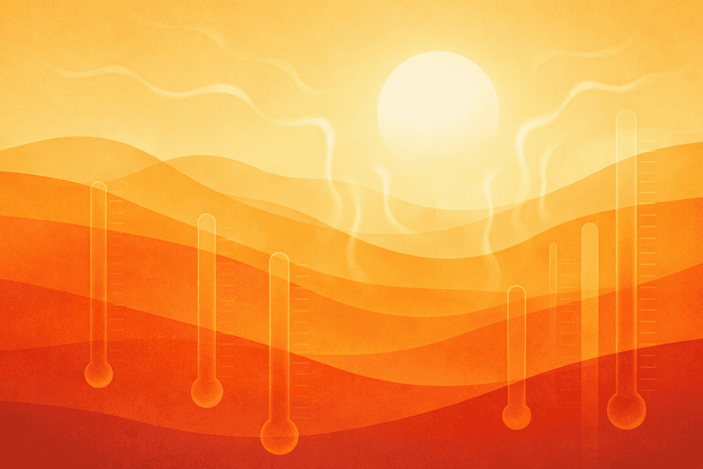 Ilustrační obrázek k článku Rekordní teploty letos zaznamenalo 77 procent stanic