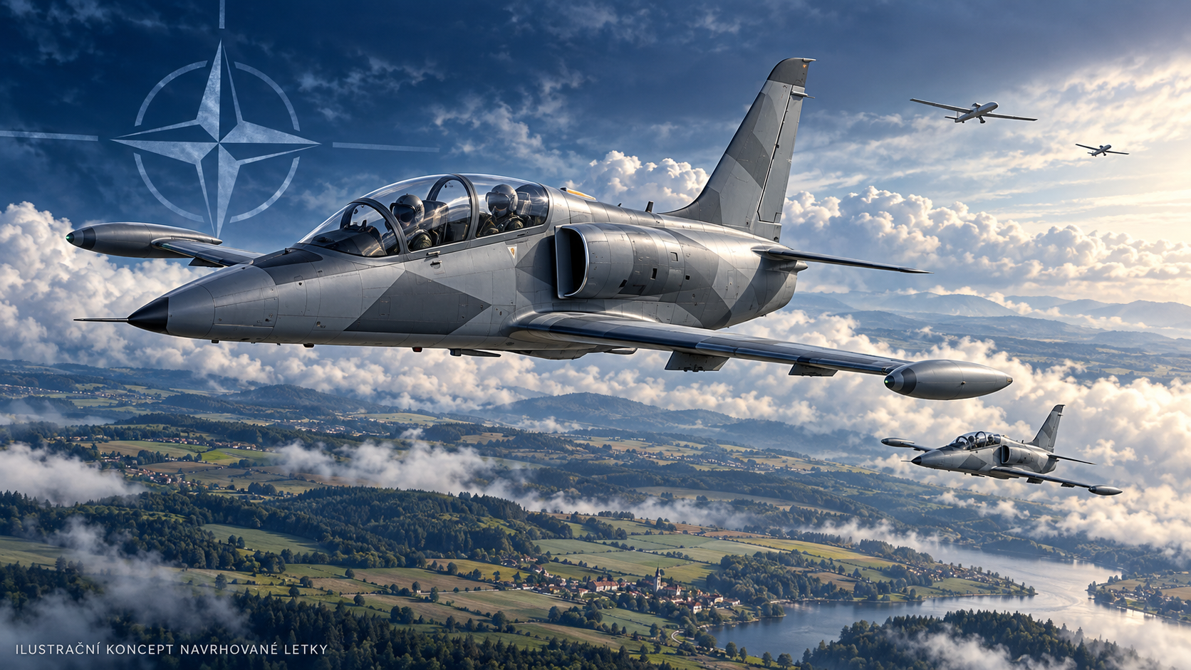 Britská analýza navrhuje NATO letku proti dronům se Skyfoxy