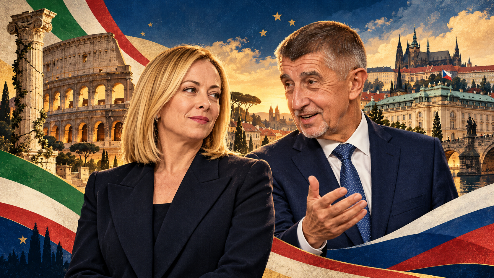 Meloniová v Praze: akční plán, povolenky a jedno nešťastné přirovnání