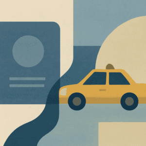 Taxikářům hrozí obvinění z převaděčství, doklady kontrolovat nesmějí