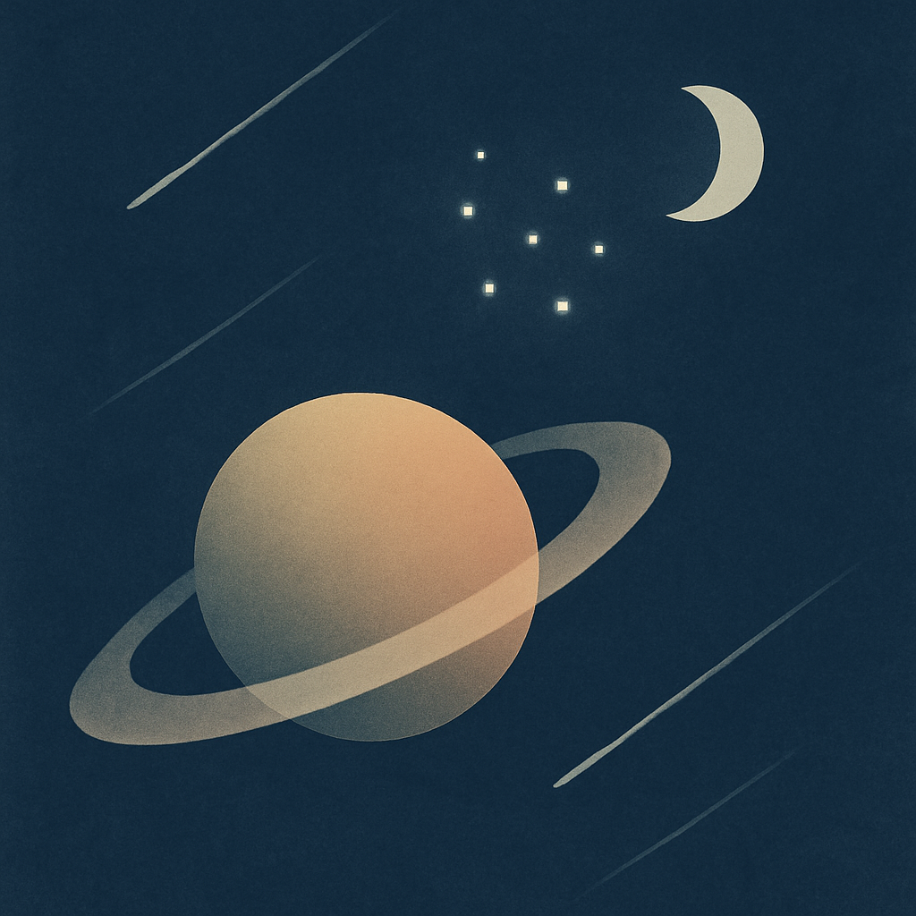 Říjnová obloha nabídne Saturn, Orionidy i Plejády